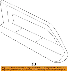 Jeep Oem 1aa192kaab 07-08 Patriot Limited Front Door Interior Trim-bolster