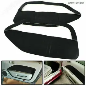 Jijiamotor13 J-02itg1501bbk Fit For 2005 2006 2007 -2009 Mustang Leather Door Panel Insert Card Cover Usa