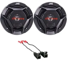 Jvc - Metra Csdr621-72-4568 2x Cs-dr621 6.5 Inch 300w 2-way Coaxial Car Audio Speakers With Speaker Harness