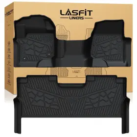 Lasfit Xs-fd38 Floor Mats For Ford F250 F350 Super Duty 17-26 2pcs Black F450 2017-2026 Lasfit Xs-fd38 Floor Mats For Ford F250 F350 Super Duty 17-26 2pcs Black F450 2017-2026