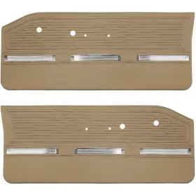 Legendary Auto Interiors Upholstery Ma1133614 1965 Barracuda Valiant Signet Front Door Panels Cologne Grain Gold