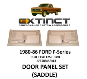 Lmc Truck 49-5305-sd 1980-86 F100 F150 F250 F350 Bronco Door Panels Saddle Lmc Truck 49-5305-sd 1980-86 F100 F150 F250 F350 Bronco Door Panels Saddle