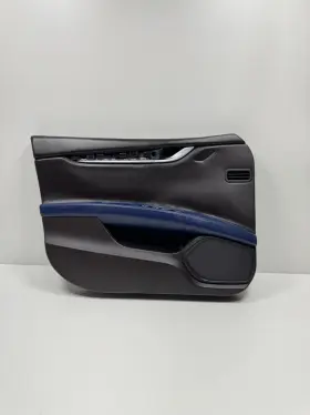 Maserati 06700237020 14-17 Ghibli Front Left Interior Door Panel Dark Brown And Blue Oem Maserati 06700237020 14-17 Ghibli Front Left Interior Door Panel Dark Brown And Blue Oem
