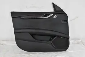 Maserati 670023118 2014-2020 Ghibli Front Left Door Trim Panel Speaker Cover Handle Card