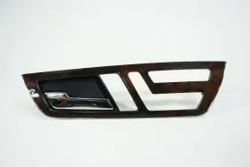 Mercedes-benz 14155501 07-2010 W216 S550 Cl550 Driver Door Interior Handle Wood Trim