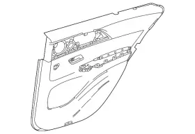 Mercedes-benz 167-730-98-08-9h15 Genuine Mercedes-benz Door Interior Trim Panel Mercedes-benz 167-730-98-08-9h15 Genuine Mercedes-benz Door Interior Trim Panel