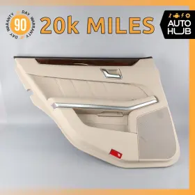 Mercedes Benz 2127306970 14-16 W212 E350 E550 Rear Left Side Interior Door Panel Beige Oem 20k