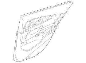Mercedes-benz 213-730-71-05-9k01 Genuine Mercedes-benz Door Trim Mercedes-benz 213-730-71-05-9k01 Genuine Mercedes-benz Door Trim