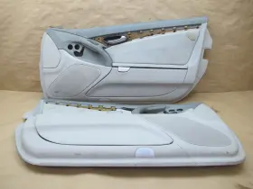 Mercedes Benz 2307204070 03-06 R230 Sl-class Set Of 2 Front Door Interior Trim Cover Panel Oem