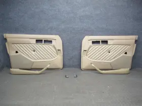 Mercedes-benz A1267270170 86-91 W126 Set Of 2 Front Left And Right Door Interior Trim Panel Oem