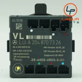 Mercedes-benz A2048707326 W218 W212 W204 08-18 Cls C E Class Front Left Door Control Module K863 Mercedes-benz A2048707326 W218 W212 W204 08-18 Cls C E Class Front Left Door Control Module K863