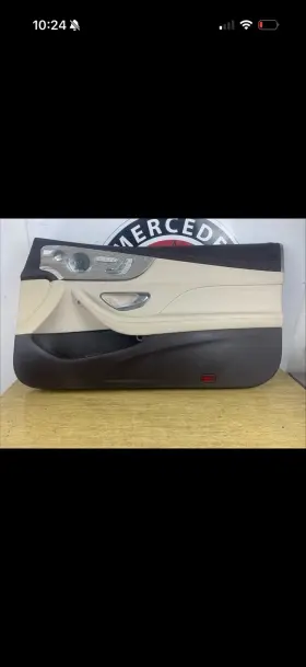 Mercedes-benz A238720xxxx 19-23 E400 E450 E53 Coupe Front Right Door Panel Oem Brown And Beige