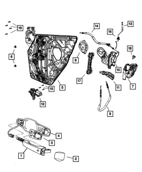 Mopar 04589461aa Genuine Clip Left 4589461aa Mopar 04589461aa Genuine Clip Left 4589461aa