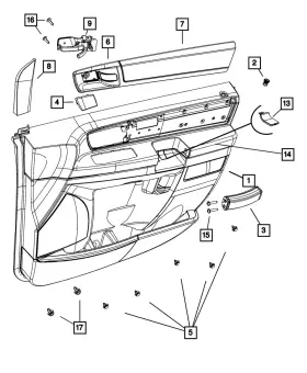 Mopar 05028438aa Genuine Door Trim Panel Fastener 5028438aa Mopar 05028438aa Genuine Door Trim Panel Fastener 5028438aa