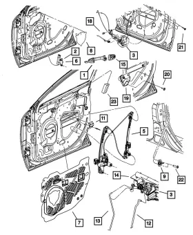 Mopar 05152130ab Genuine Front Door Watershield Right 5152130ab Mopar 05152130ab Genuine Front Door Watershield Right 5152130ab