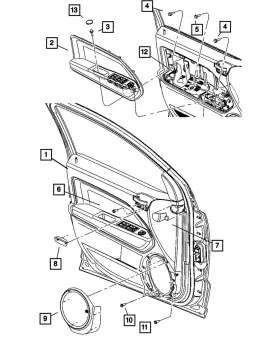Mopar 1dl40bdaaa Genuine Door Trim Front Panel Right Mopar 1dl40bdaaa Genuine Door Trim Front Panel Right