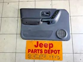 Mopar 55217493 1997 2001 Jeep Cherokee Xj Left Front Driver Door Panel Agate Gray Oem