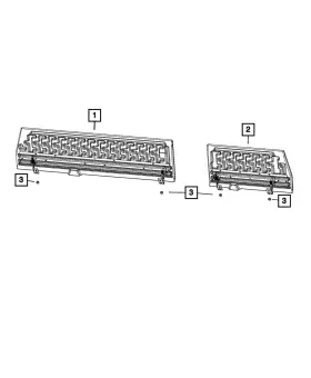 Mopar 6xu05lc5aa Genuine Closeout Panel Left