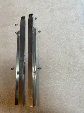 Mopar 8-da-71 71 Dart Swinger Sill Plate Extensions 6 Screws 2 Door A-body Ships Free