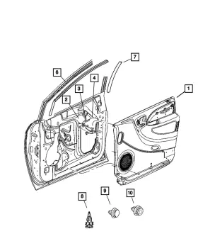 Mopar Zn841d5aa Genuine Power Window Switch Bezel Right Mopar Zn841d5aa Genuine Power Window Switch Bezel Right