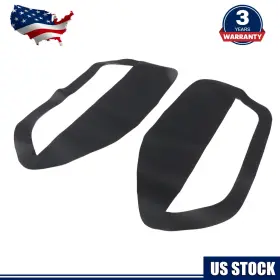 Nakkaa Zp-02dta1201abk Fit For 2005-09 Ford Mustang 2x Black Front Door Panel Insert Card Cover Kit Us