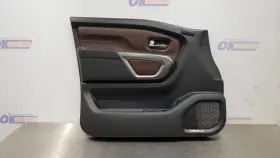 Nissan 204.da1j18 18 Titan Xd Platinum Reserve Door Panel Front Driver Black Brown Crew Cab