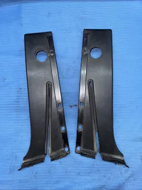Nissan 5134 90-96 300zx Z32 Oem 2 Seat Belt Door B Pillar Trim Set Left Right