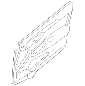 Nissan 80900-3yu0a Genuine Door Interior Trim Panel