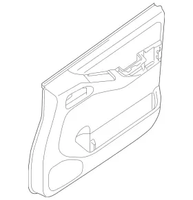 Nissan 80900-9bm2a Genuine Door Trim Panel Nissan 80900-9bm2a Genuine Door Trim Panel
