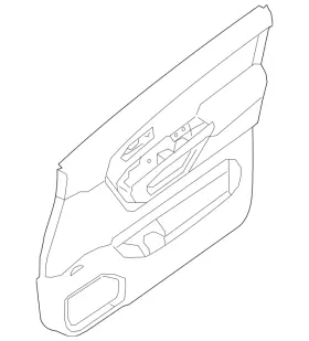 Nissan 80900-9fv6a Genuine Door Trim Panel Nissan 80900-9fv6a Genuine Door Trim Panel