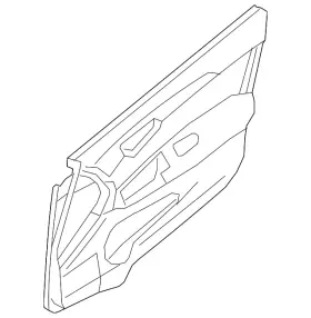 Nissan 80901-4af4b Genuine Door Trim Panel