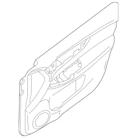Nissan 80901-7fa0a Genuine Door Trim Panel Nissan 80901-7fa0a Genuine Door Trim Panel