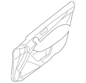 Nissan 80909-zx75b Genuine Door Trim Panel Nissan 80909-zx75b Genuine Door Trim Panel