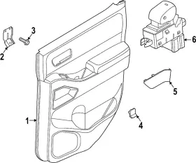 Nissan 82900-9bu4a Genuine Door Trim Panel Nissan 82900-9bu4a Genuine Door Trim Panel