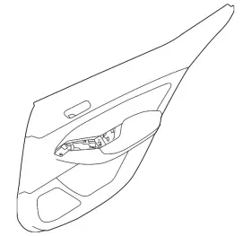 Nissan 82901-6ca0c Genuine Door Trim Panel Nissan 82901-6ca0c Genuine Door Trim Panel