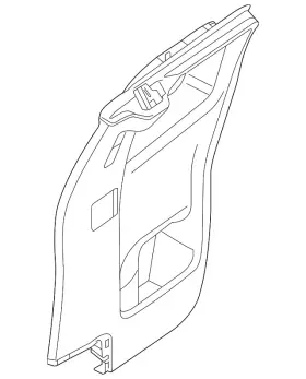Nissan 82901-9bd0a Genuine Door Interior Trim Panel