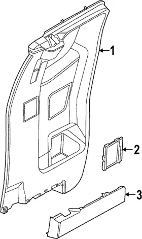 Nissan 82901-9bu1a Genuine Door Trim Panel Nissan 82901-9bu1a Genuine Door Trim Panel