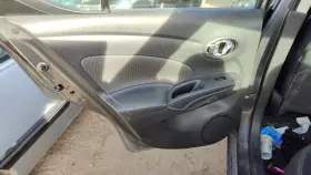 Nissan 829019kf3a 14-19 Versa Driver Left Rear Door Trim Panel With Switches Back Charcoal G
