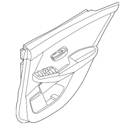 Nissan 829a1-6ly1a Genuine Door Trim Panel Nissan 829a1-6ly1a Genuine Door Trim Panel