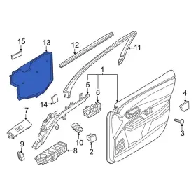 Nissan Oe 828615mp0a For Ariya 2023-2025 Rear Left Door Access Cover Nissan Oe 828615mp0a For Ariya 2023-2025 Rear Left Door Access Cover