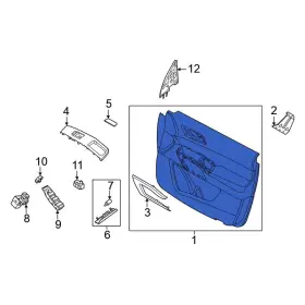Nissan Oe 829a16tb5c For Pathfinder 22-24 Rear Left Inner Door Interior Trim Panel Nissan Oe 829a16tb5c For Pathfinder 22-24 Rear Left Inner Door Interior Trim Panel