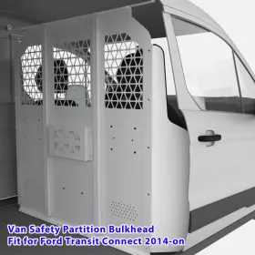 Nixface C1546 Van Safety Partition Bulkhead Fit For Ford Transit Connect 2014-on