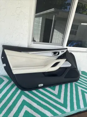 Oem 809765ca0a Infiniti Q60 2017-2022 Left Driver Interior Door Panel Assy Beige/ Black