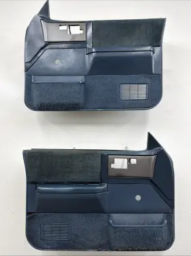 Oem Mlb52516 88-94 Chevy Blazer Jimmy S-10 Gmc Sonoma Front Manual Door Panels Blue