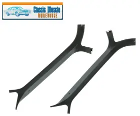 Oer 14896 Front Inner Pillar Post Moldings - Paintable 1973-80 Chevy Gmc C/10 Truck