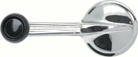Oer 4619388 1953-64 Gm Window Crank Handle With Black Knob Various Models Each Oer 4619388 1953-64 Gm Window Crank Handle With Black Knob Various Models Each
