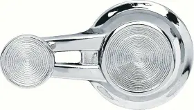 Oer 4775786 1959-66 Gm Vent Window Crank Handle Chrome Knob Double Arm