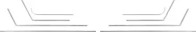 Oer K1960c 1965 Chevrolet Impala Ss Door Panel Molding Trim Set Convertible