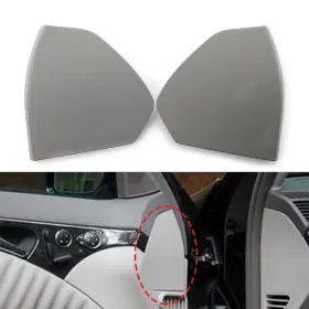 Onegogogo 665321552128 2pcs Front Door Upper Cover Gray For Mercedes W211 E-class 2003-2009