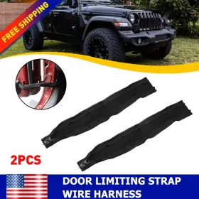 Oxilam-advanced Wwd-rxp-16541 For Jeep Wrangler Jk Jl Jt Door Limiting Strap Wire Protector Harness 2007-2023 Oxilam-advanced Wwd-rxp-16541 For Jeep Wrangler Jk Jl Jt Door Limiting Strap Wire Protector Harness 2007-2023